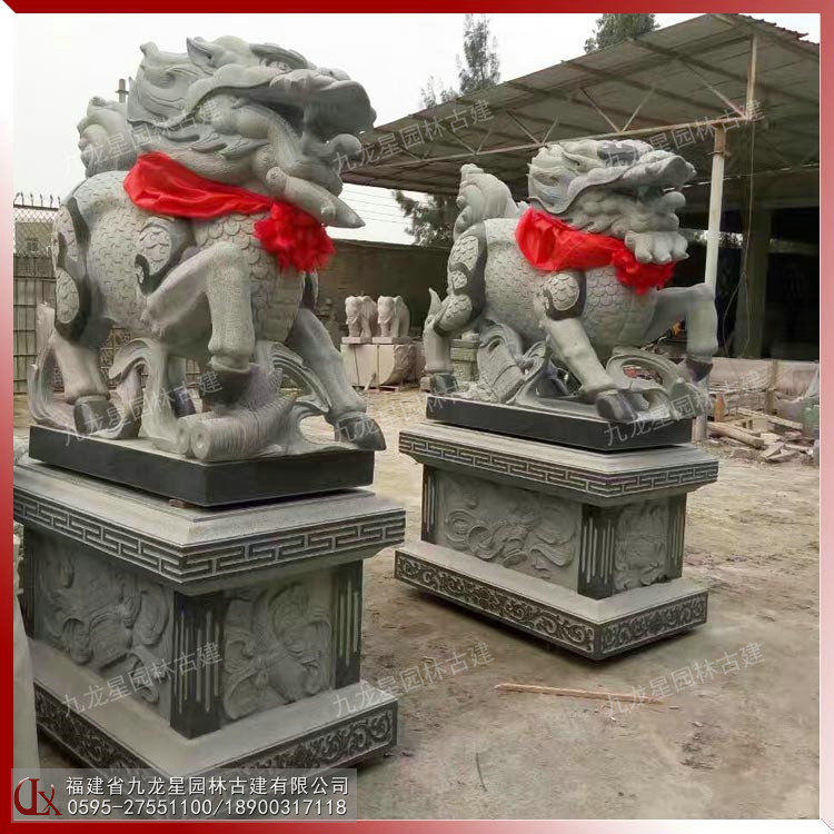 麒麟石雕價格 石雕麒麟多少錢 歡迎咨詢九龍星